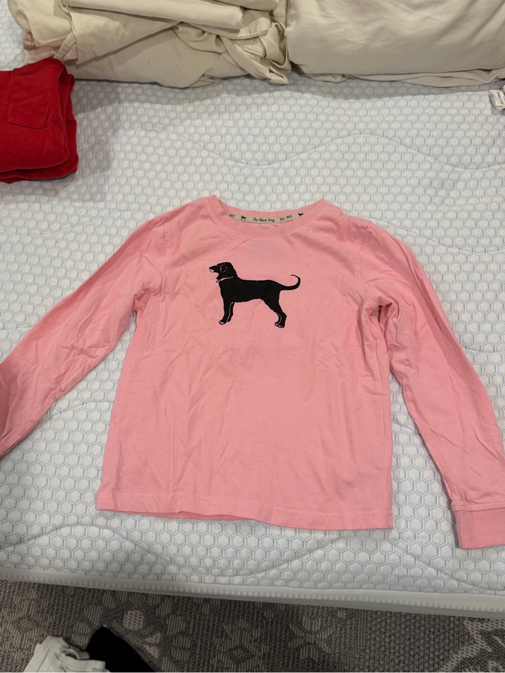 Black Dog Kids Pink Long-Sleeve Shirt